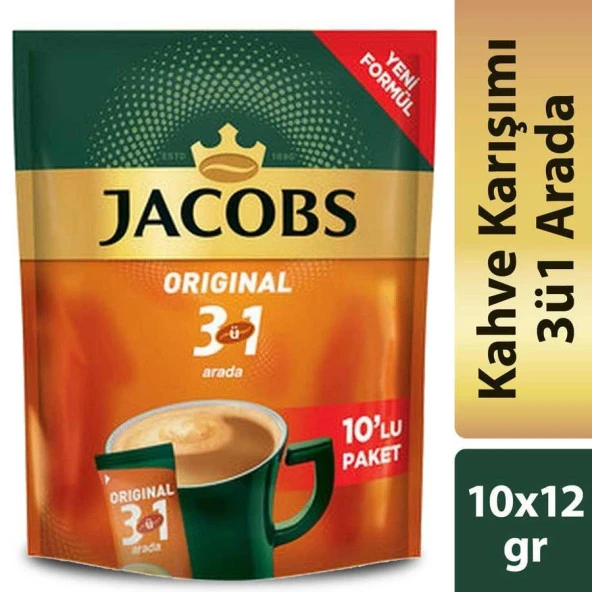 Jacobs 3ü1 Arada Kahve 10lu Paket