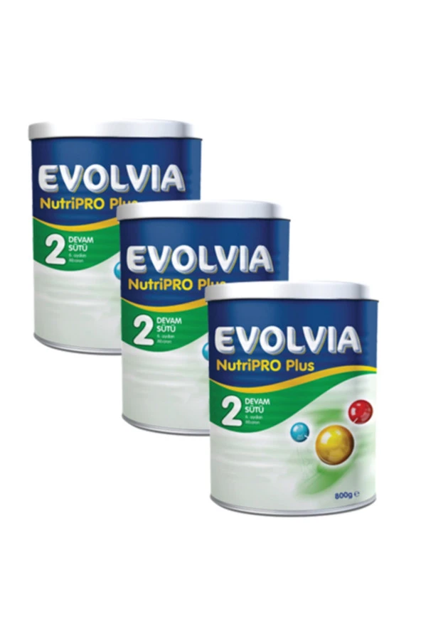 Evolvia Nutri Pro PLUS 2 Devam Sütü Nutripro Plus 800 gr  3 Adet- TY