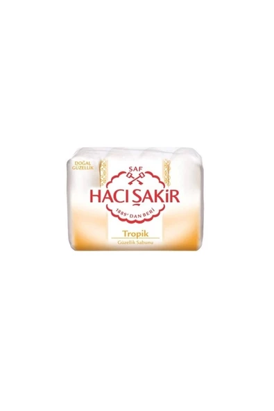 Hacı Şakir Güzellik Sabunu 4x75  Gr Tropik