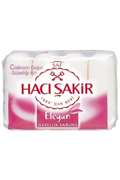 Hacı Şakir Güzellik Sabunu 4x75  Gr Elegan