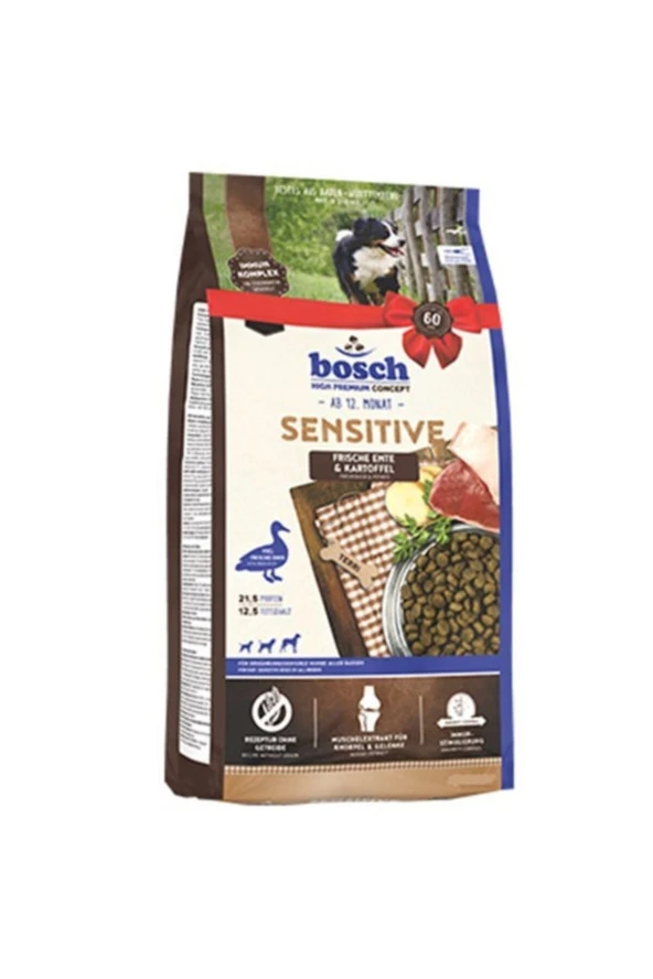 Bosch Köpek Maması Sensitive Duck&Potato Ördekli Patatesli Hassas Köpek 15 Kg