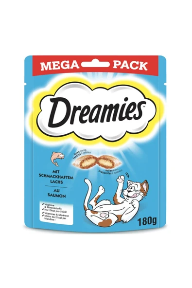 Dreamies Kedi Ödül Maması Somonlu 180 Gr