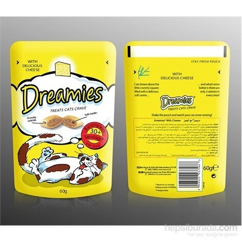 Dreamies Peynirli Kedi Ödülü 60 gr x 6 adet - Resim 2