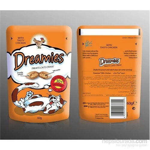 Dreamies Tavuklu Kedi Ödülü 60 gr x 12 Adet - 2