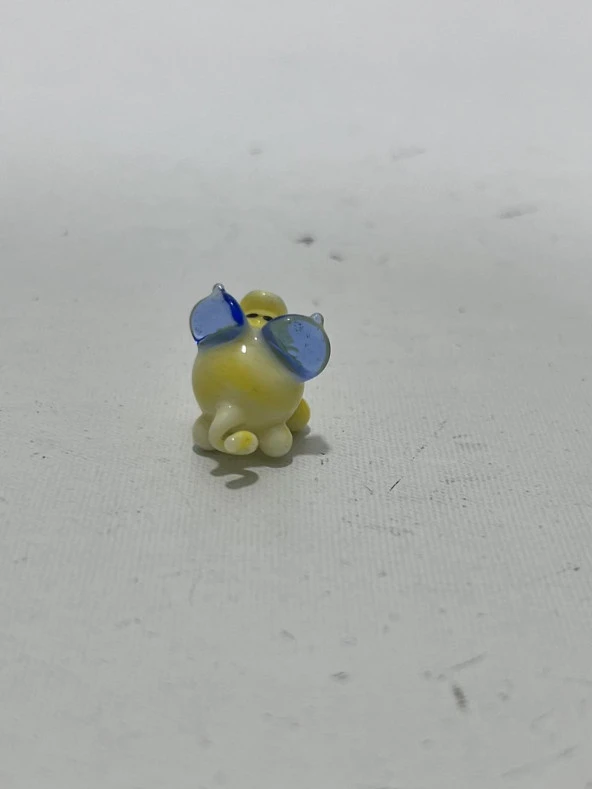 El Yapımı Mini Murano Cam Domuz Biblo A159-01 - Resim 3