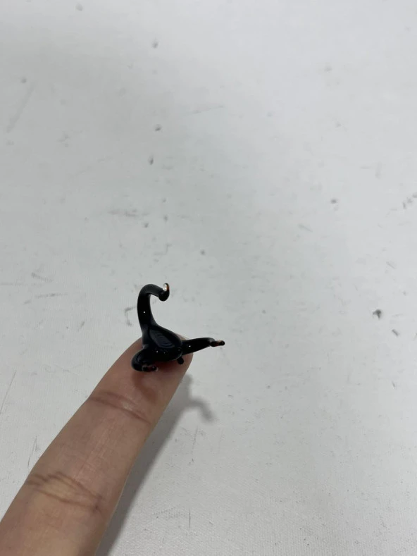 El Yapımı Mini Murano Cam Akrep Biblo A160-04 - Resim 5