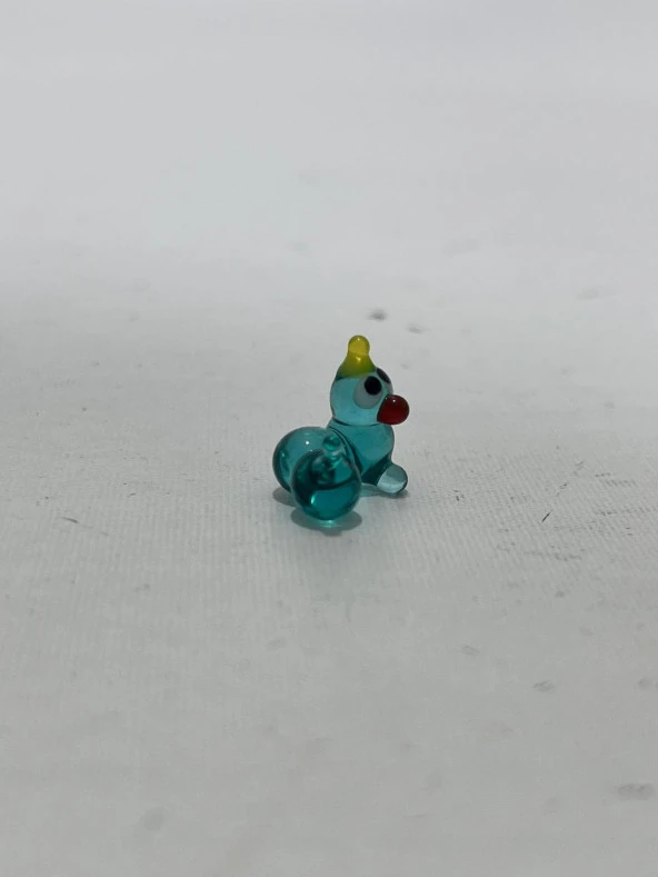 El Yapımı Mini Murano Cam Tırtıl Biblo A161-04 - Resim 2