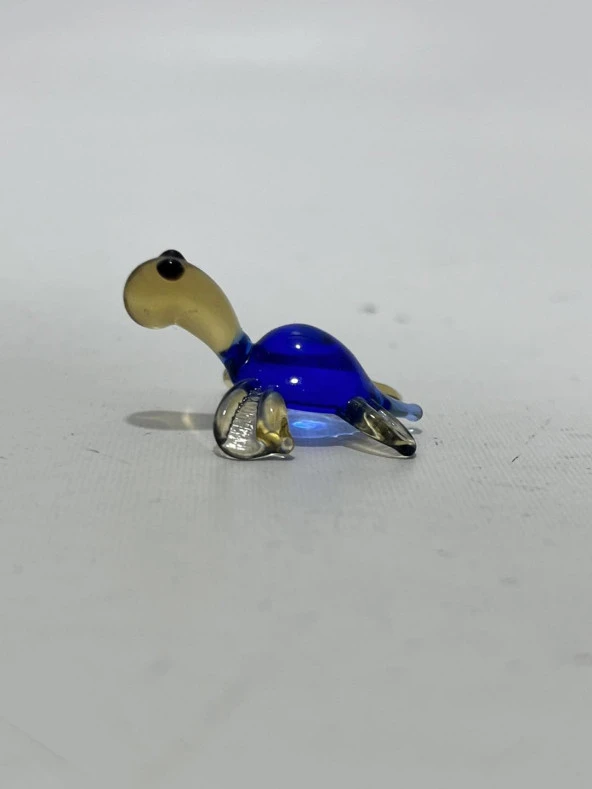 El Yapımı Mini Murano Cam Kaplumbağa Biblo A161-05 - Resim 2