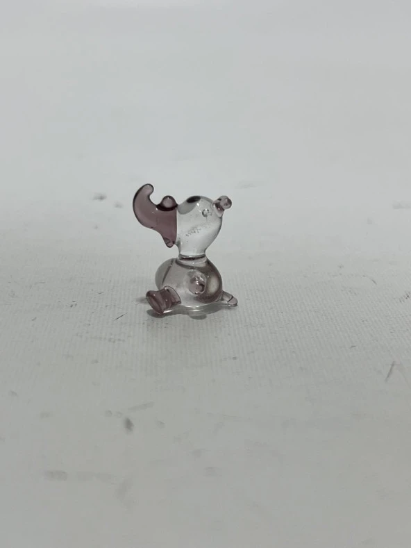 El Yapımı Mini Murano Cam Gergedan Biblo A162-12 - Resim 2