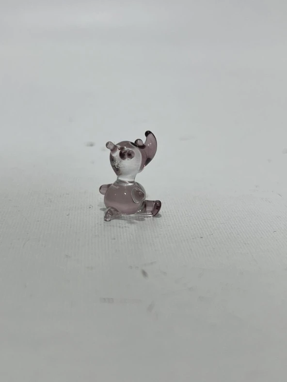 El Yapımı Mini Murano Cam Gergedan Biblo A162-12 - Resim 3