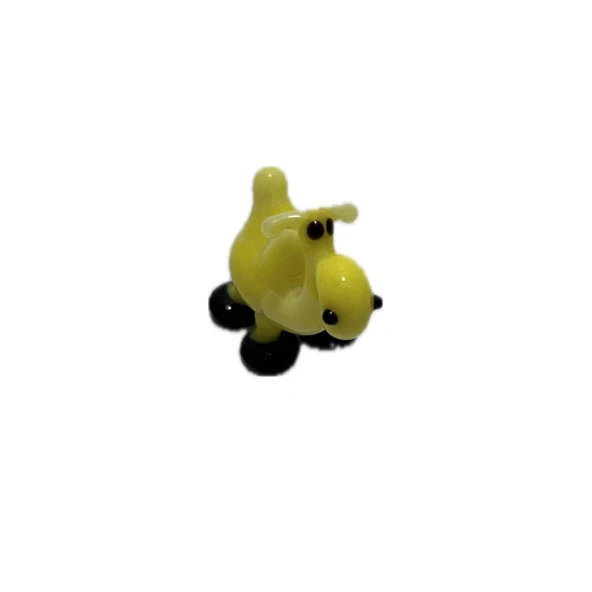 El Yapımı Mini Murano Cam Deve Biblo A163-06