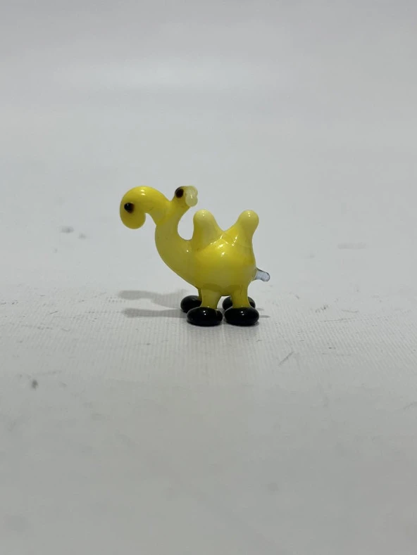 El Yapımı Mini Murano Cam Deve Biblo A163-06 - Resim 2