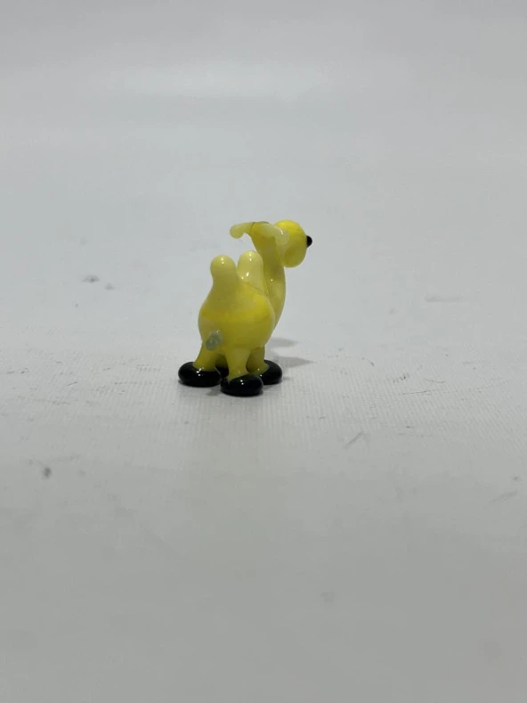 El Yapımı Mini Murano Cam Deve Biblo A163-06 - Resim 3