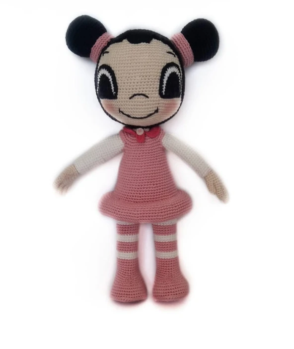 Canım Kardeşim Mine ile Müge Amigurumi Organik Oyuncak - 3