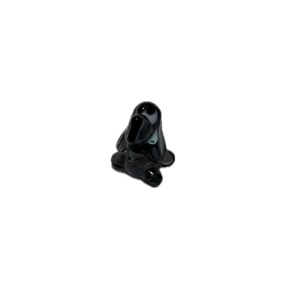 El Yapımı Mini Murano Cam Köpek Biblo A167-01