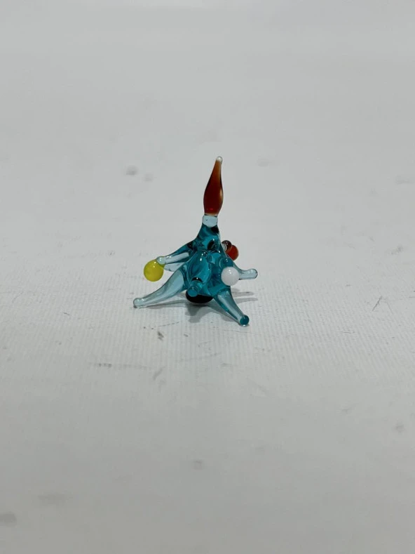 El Yapımı Mini Murano Cam Yılbaşı Ağacı Biblo A167-10 - 3