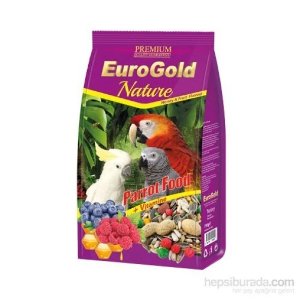 Eurogold Parrot Büyük Cins Papağan Yemi 750 Gr x 2 adet