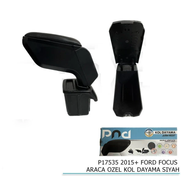 Ford Focus Araca için Özel Kol Dayama Siyah 2015+
