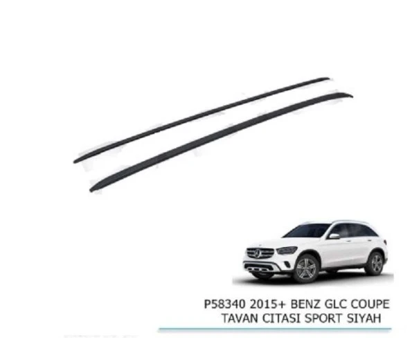 Mercedes Benz Glc için Coupe Tavan Çıtası Sport Siyah 2015+