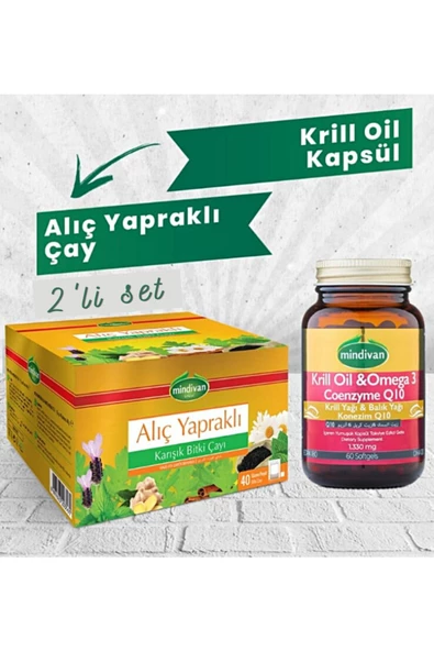 Krill Oil Kapsül Ve Alıç Yapraklı Çay