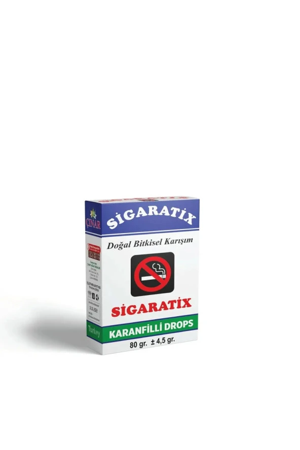 Sigaratix Karanfilli Doğal Bitkisel Karışım 80 G