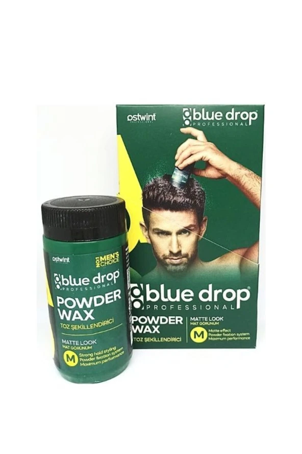 Saç Matlaştırıcı Toz Blue Drop Powder Wax Erkek