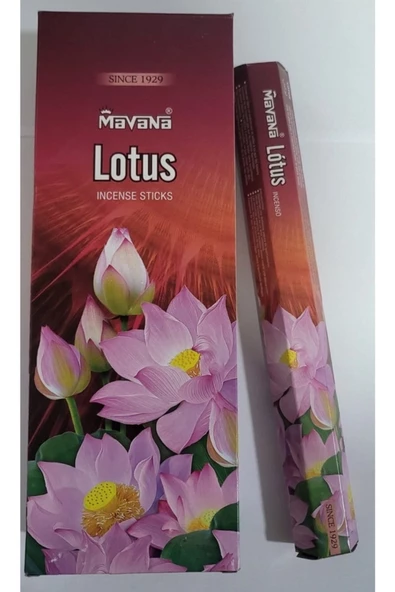 Mavana Lotus Kokulu Çubuk Tütsü - 20 Stick