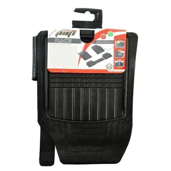 Geely Emgrand Uyumlu için Universal Pufi Race Paspas Siyah Renk - Resim 4