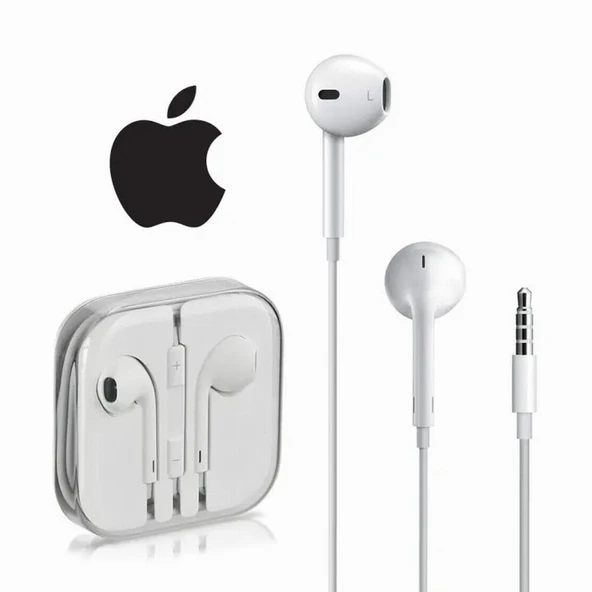 Apple iPhone 4/4S/5/5S/5C/6/6S Plus Genuine Original MD827ZM/A Headphone Earpods Earbuds ürün görseli 1