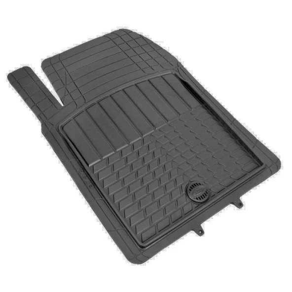 Citroen C8 Uyumlu için Universal Pufi Race Paspas Koyu Gri Renk - Resim 2