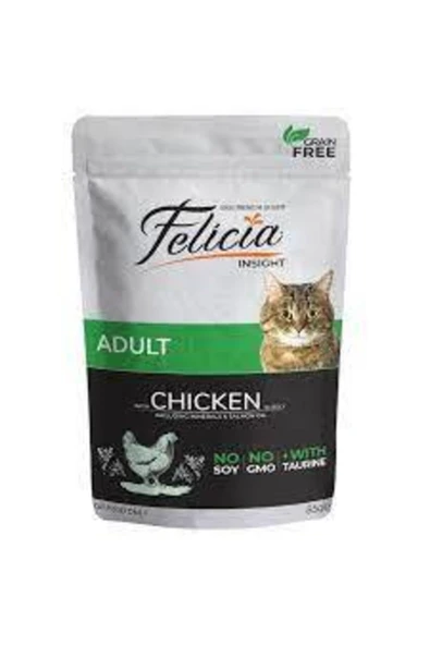 Felicia Kedi Yaş Maması Pouch Tavuklu Tahılsız 85 Gr x 12 adet