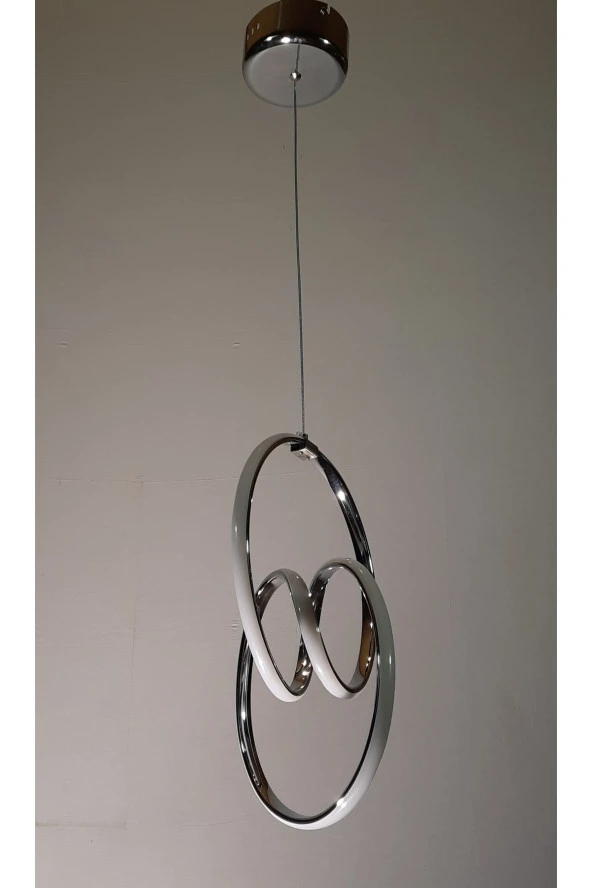 Sidney Krom Modern Tekli Sarkıt Ledli Avize - 2