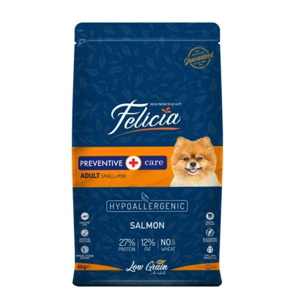 Felicia Köpek Maması Somonlu Mini Irk HypoAllergenic 6 Kg