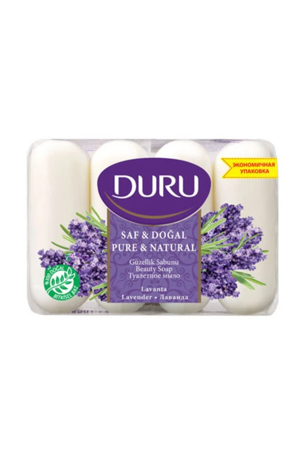 Duru Güzellik Sabunu Saf&doğal Lavanta 4X70 G