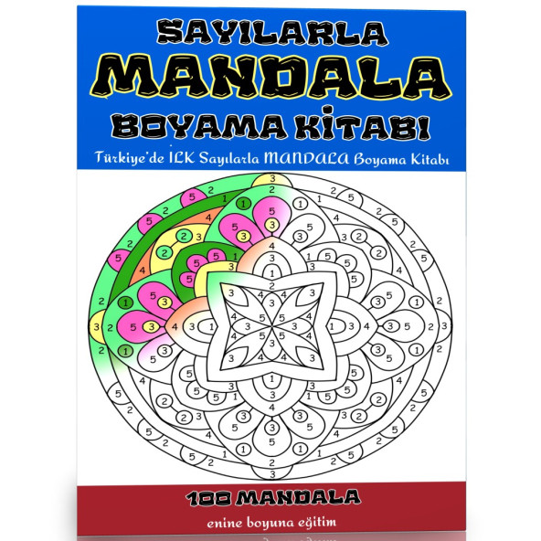 Sayılarla Mandala Boyama Kitabı (100 Süper Mandala)