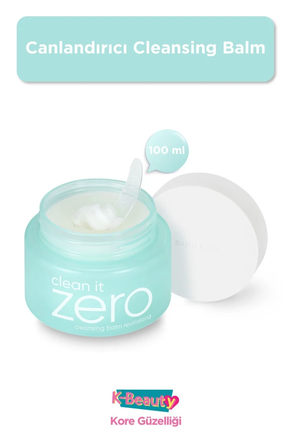 Clean It Zero Canlandırıcı Cleansing Balm Yağ Bazlı Temizleyici 100 ml