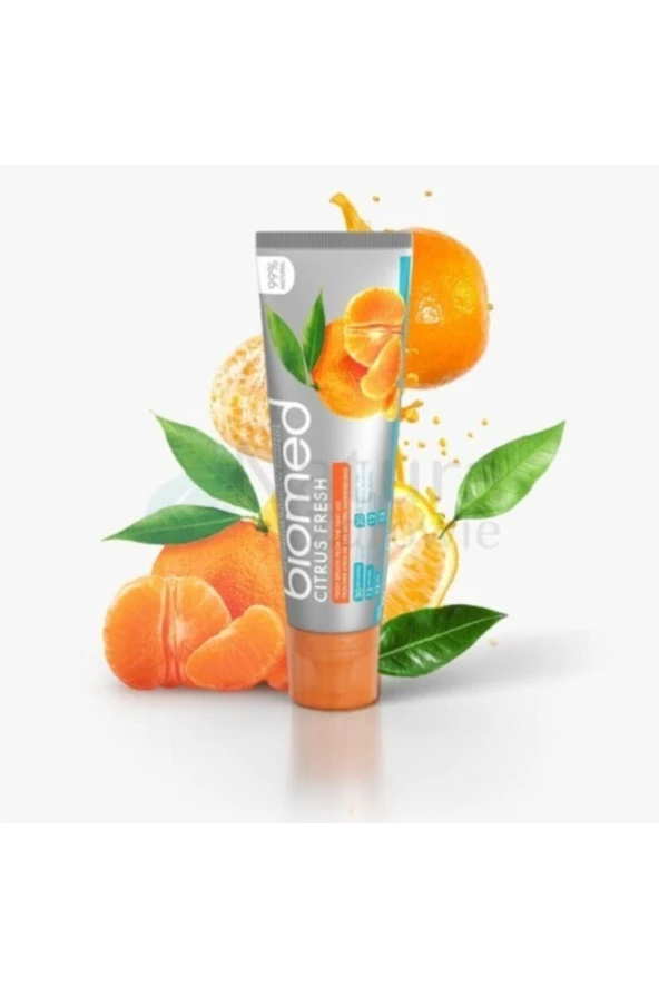 Biomed Citrus Fresh Tam Bakım Diş Macunu 100 gr X 2 Adet -