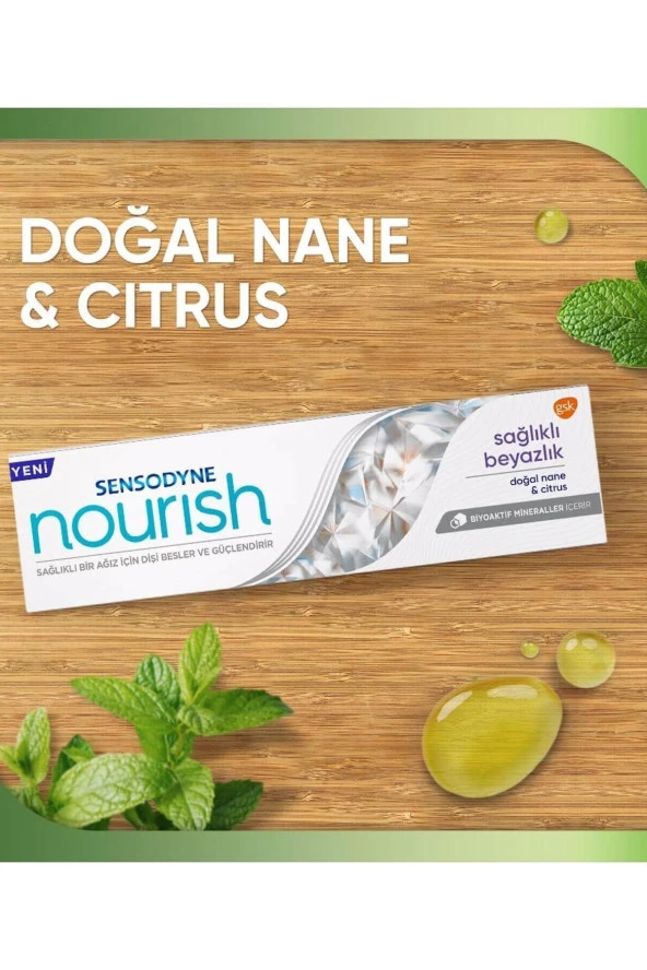 Diş Macunu Nourish Sağlıklı Beyazlık 75 Ml