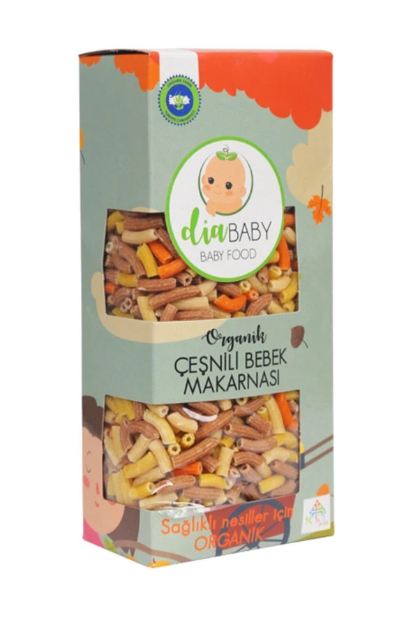 Diababy Organik Çeşnili Bebek Makarnası 330 gr