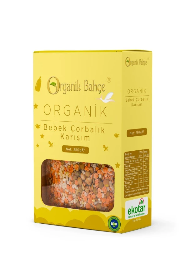 Organik Bebek Çorbalık Tahıl Karışımları 300 gr