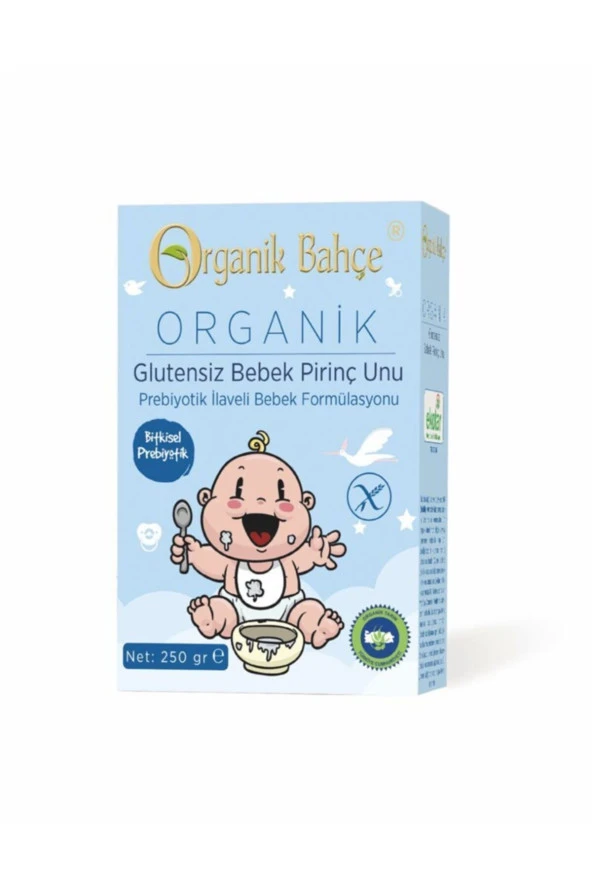 Organik Glutensiz Bebek Pirinç Unu 250 gr