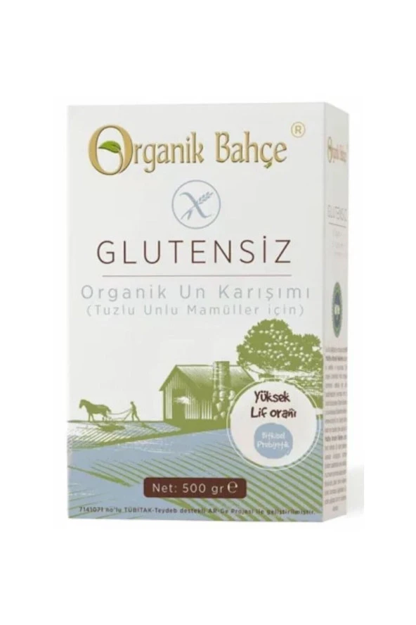 Organik Glutensiz Tuzlu Unlu Mamüller İçin Un Karışımı 500 Gr.