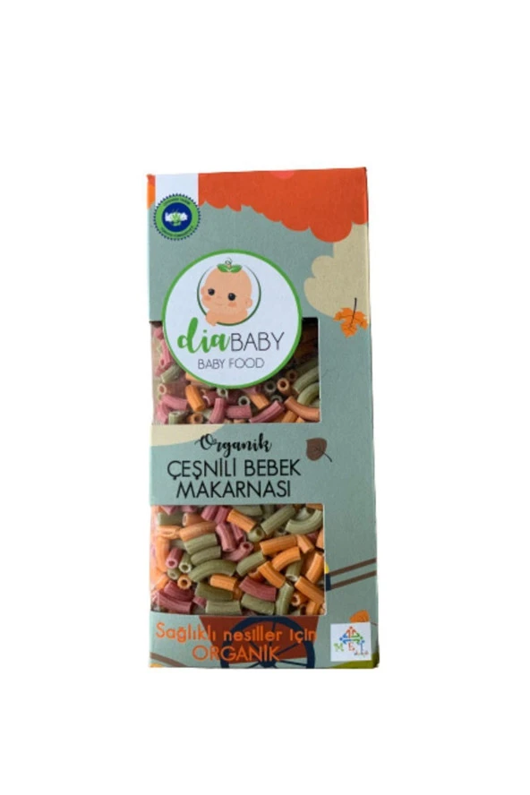 Organik Çeşnili Bebek Makarna 330 Gr