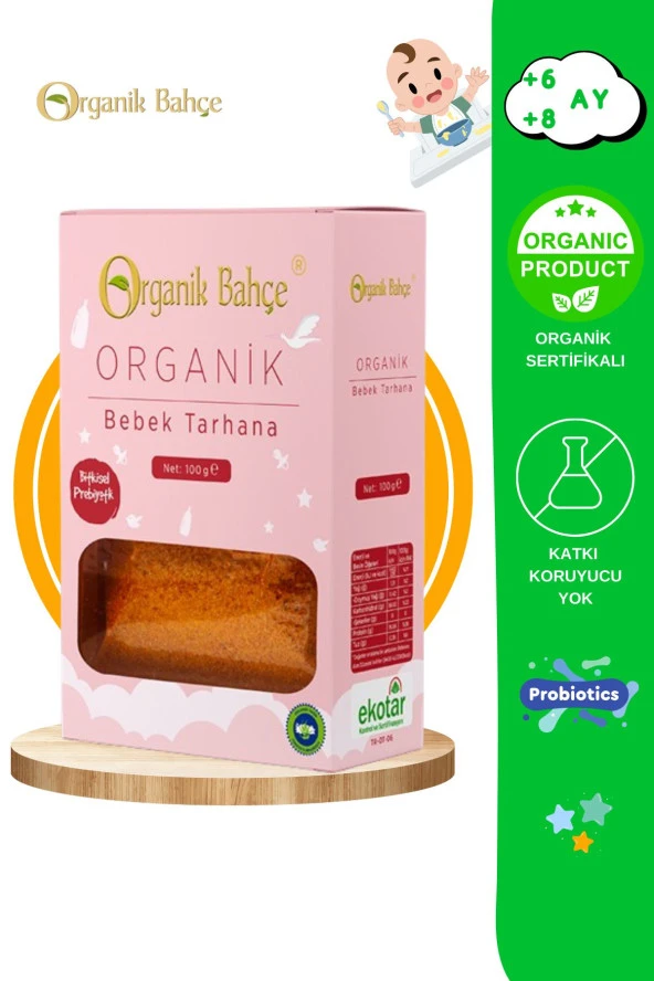 Organik Bebek Tarhana 100 gr - Probiyotik Içerikli