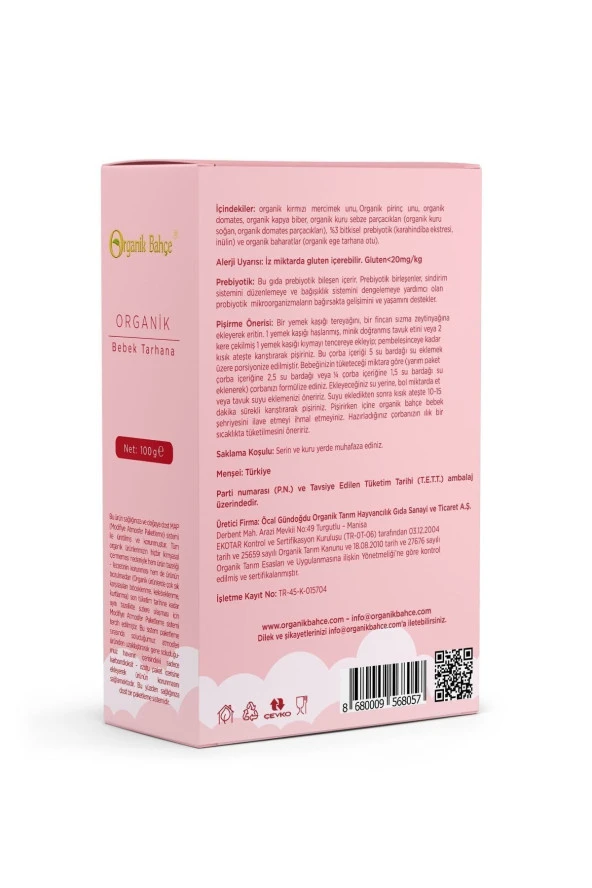 Organik Bebek Tarhana 100 gr - Probiyotik Içerikli - 5