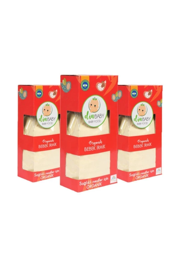 Organik Bebek Irmik 400 gr X 5 Adet