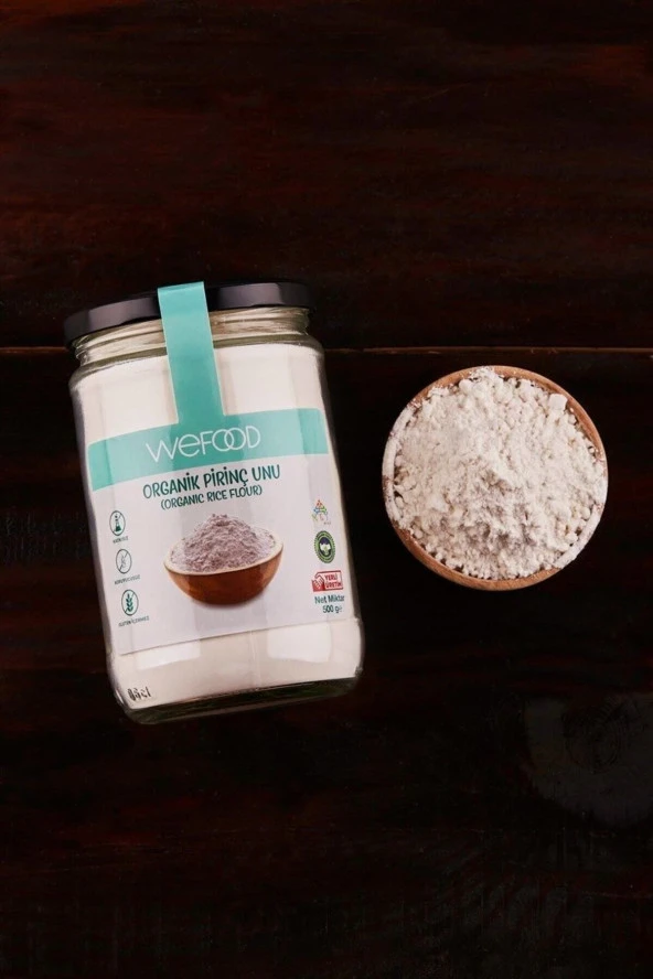 Organik Glütensiz Vegan Katkısız Pirinç Unu 500 Gr - 2