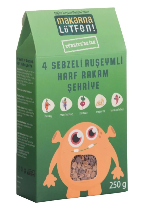 4 Sebzeli & Ruşeymli Harf Rakam Şehriye - 2