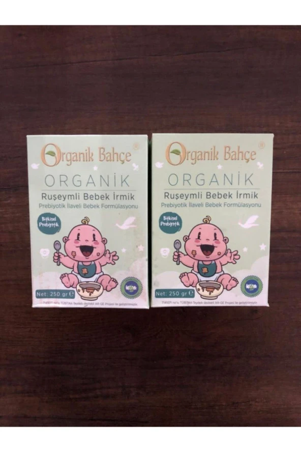 Organik Ruşeymli Bebek Irmik 250 Gr X2