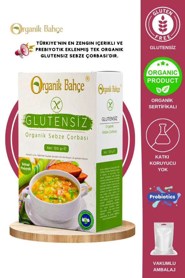 Organik Glutensiz Sebze Çorbası 100 gr